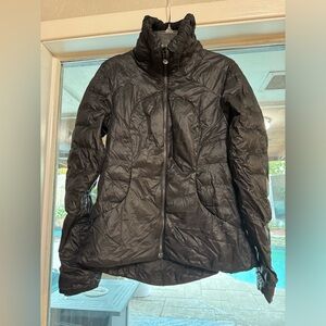 Black Lululemon puffer jacket